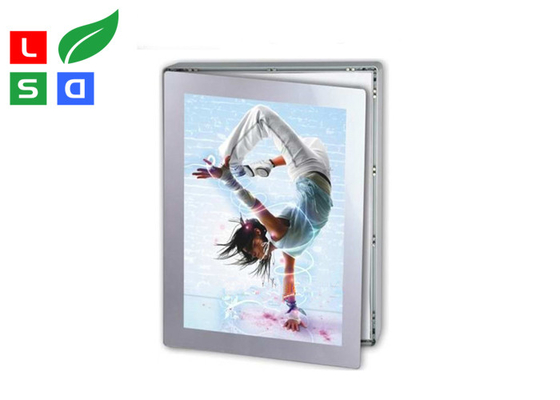 Ipad Style Lighted LED Poster Frames 2800LUX Brightness For Wall Graphic Display