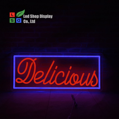 LED Neon Sign Acrylic Wall Mounting Dekorasi Luar Ruangan